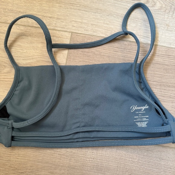 Youngla Back It Up Top in Teal - Picture 2 of 3